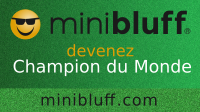 Nicole joue au Minibluff